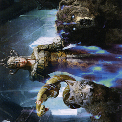 Kolvori, God of Kinship // Kolvori, God of Kinship (ASKHM-048) (Borderless) [Art Series: Kaldheim] Foil