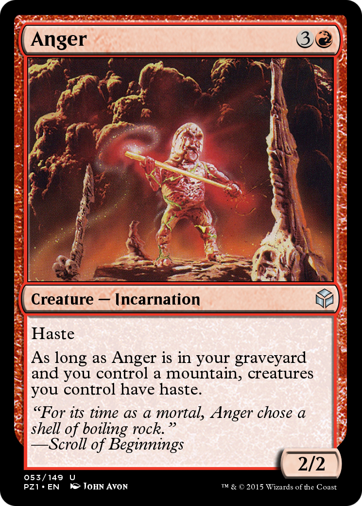 Anger (PZ1-053) [Legendary Cube Prize Pack] Foil