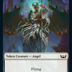Treasure (016) // Angel Double-Sided Token [Streets of New Capenna Tokens]
