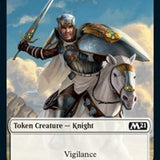 Knight // Zombie Double-Sided Token [Core Set 2021 Tokens]