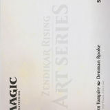 Highborn Vampire // Highborn Vampire (AZNR-055) (Borderless) [Zendikar Rising Art Series] Foil