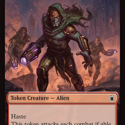 Wall // Alien Double-Sided Token [Marvel Super Heroes Tokens]