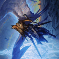 Righteous Valkyrie // Righteous Valkyrie (ASKHM-006) (Borderless) [Art Series: Kaldheim] Foil