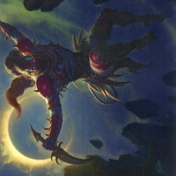 Nighthawk Scavenger // Nighthawk Scavenger (AZNR-058) (Borderless) [Zendikar Rising Art Series]
