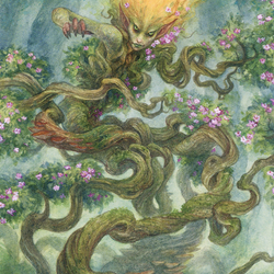Titania, Protector of Argoth // Titania, Protector of Argoth (AMH2-043) (Borderless) [Modern Horizons 2 Art Series]