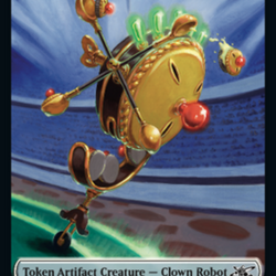 Clown Robot (002) // Balloon Double-Sided Token [Unfinity Tokens]