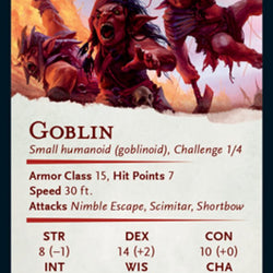 Goblin Art Card (Gold-Stamped Signature) [Dungeons & Dragons: Adventures in the Forgotten Realms Art Series]