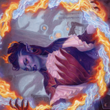 Rootha, Mercurial Artist // Rootha, Mercurial Artist (ASTX-038) (Borderless) [Strixhaven Art Series]