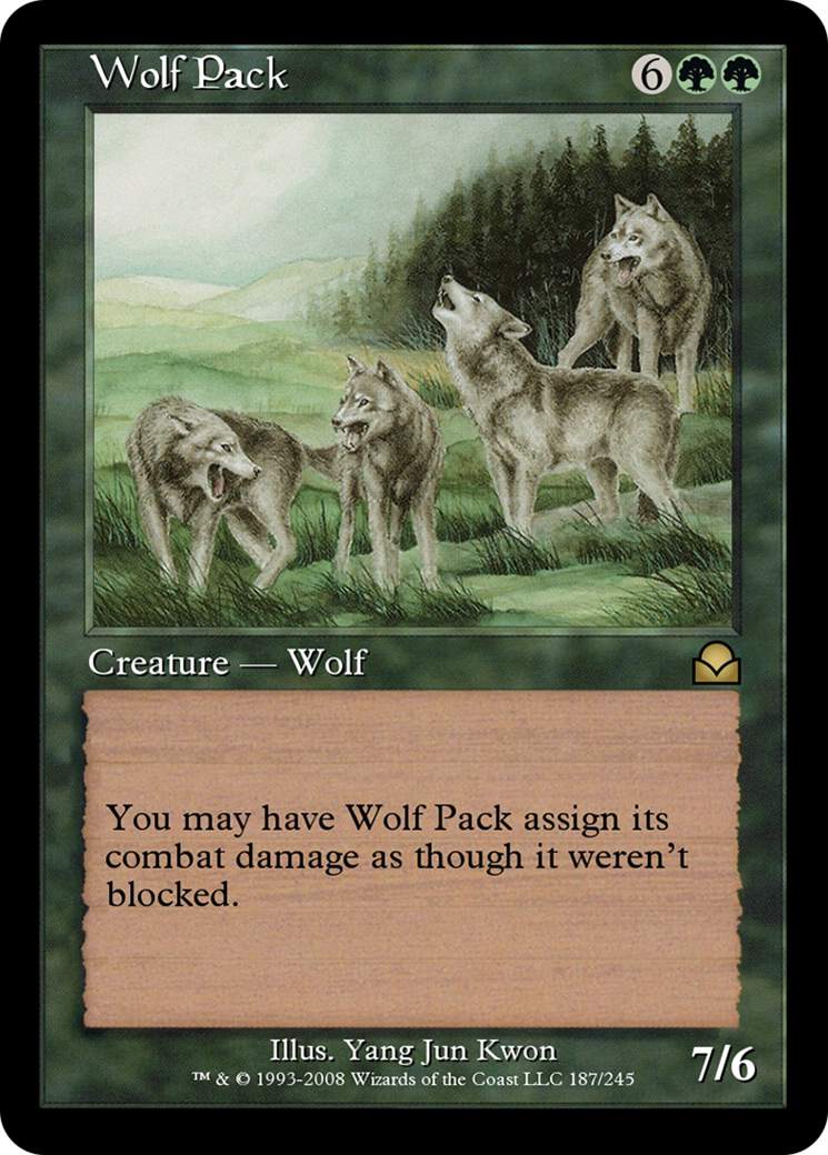 Wolf Pack (ME2-187) [Masters Edition II] Foil
