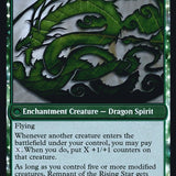 Jugan Defends the Temple // Remnant of the Rising Star [Kamigawa: Neon Dynasty Prerelease Promos]