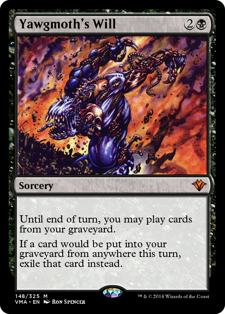 Yawgmoth's Will (VMA-148) [Vintage Masters]