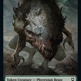 Phyrexian Beast // Wurm Double-Sided Token [Commander Legends: Battle for Baldur's Gate Tokens]