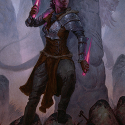 Kaya the Inexorable // Kaya the Inexorable (ASKHM-058) (Borderless) [Art Series: Kaldheim]
