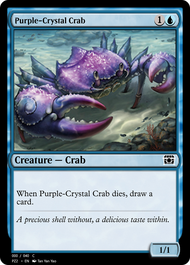 Purple-Crystal Crab (PZ2-70813) [Treasure Chest] Foil