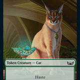 Cat // Rhino Warrior Double-Sided Token [Streets of New Capenna Tokens]