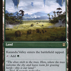 Kazandu Mammoth // Kazandu Valley [Zendikar Rising]