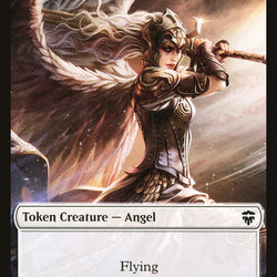 Angel // Soldier Double-Sided Token [Commander Legends Tokens]