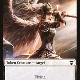 Angel // Horror Double-Sided Token [Commander Legends Tokens]