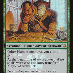 Mayor of Avabruck // Howlpack Alpha [Innistrad Prerelease Promos]