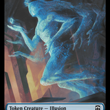 Illusion // Servo Double-Sided Token [Modern Horizons 3 Commander Tokens]