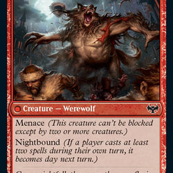 Fearful Villager // Fearsome Werewolf [Innistrad: Crimson Vow]