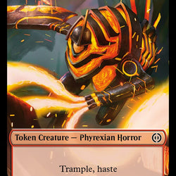 Phyrexian Horror Token (004) [Phyrexia: All Will Be One Tokens]