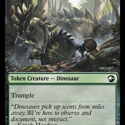 Map // Dinosaur (0001) Double-Sided Token [The Lost Caverns of Ixalan Tokens]