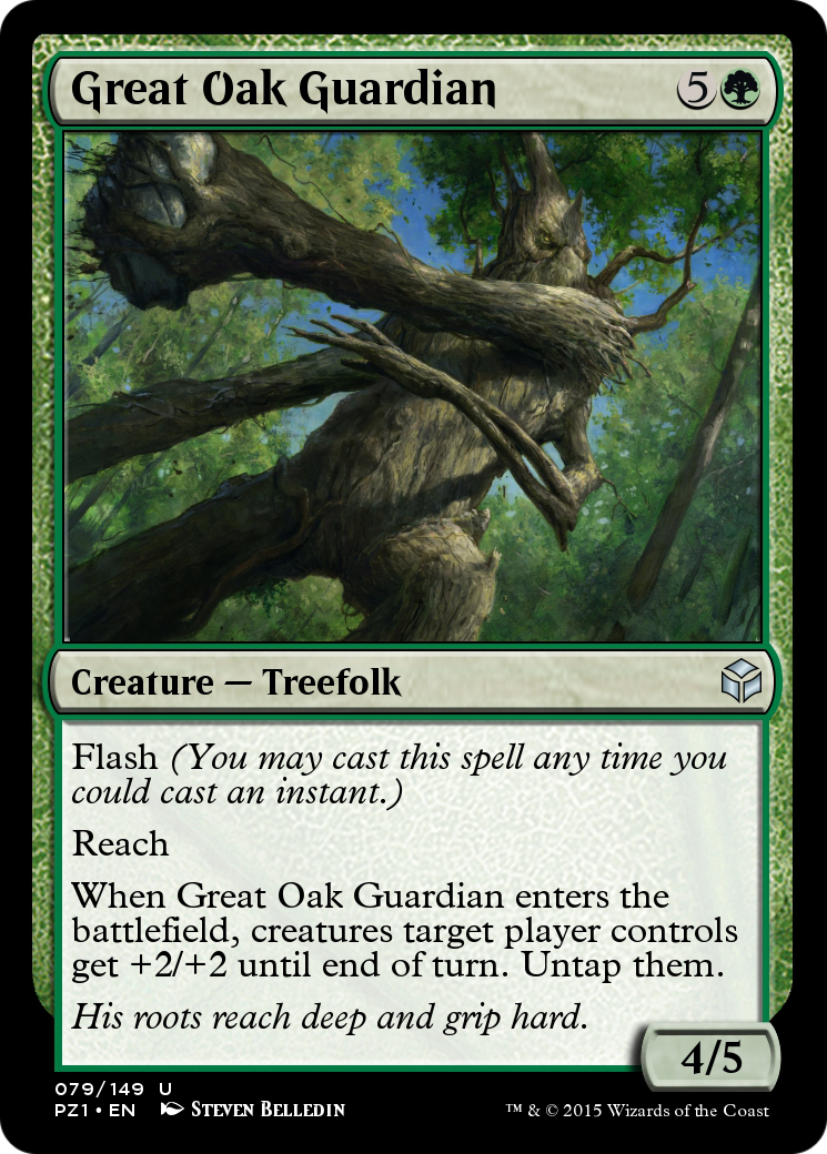 Great Oak Guardian (PZ1-079) [Legendary Cube Prize Pack] Foil