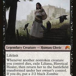 Liliana, Heretical Healer // Liliana, Defiant Necromancer [Magic Origins]