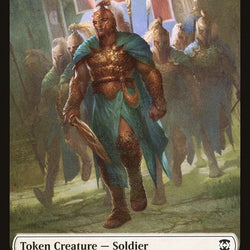 Bird (001) // Soldier Double-Sided Token [Kaldheim Commander Tokens]