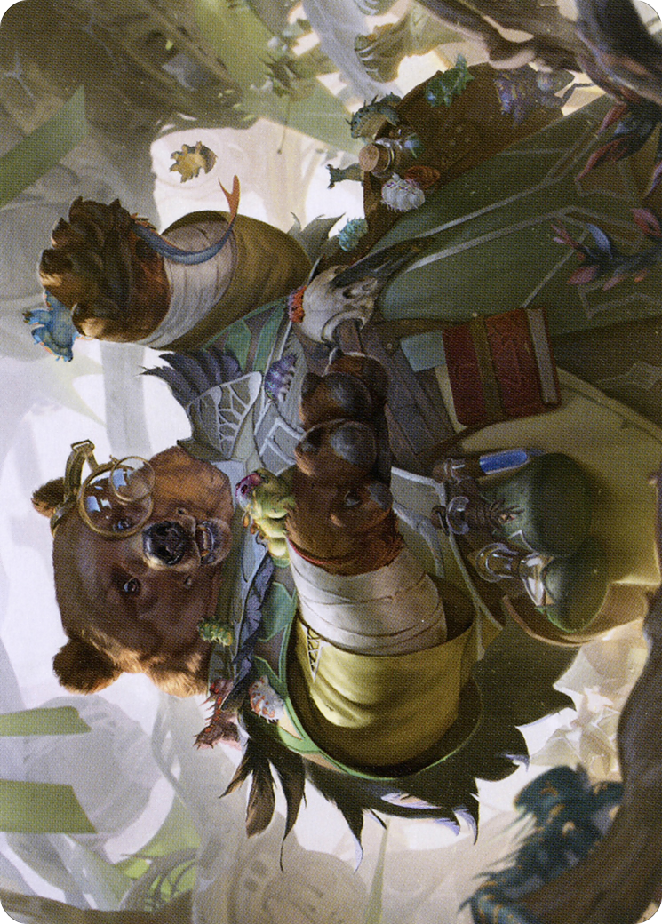 Professor of Zoomancy // Professor of Zoomancy (ASTX-018) (Borderless) [Strixhaven Art Series]