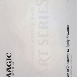 Professor of Zoomancy // Professor of Zoomancy (ASTX-018) (Borderless) [Strixhaven Art Series] Foil