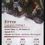Power of Persuasion // Ettin (AAFR-013) (Borderless) [Adventures in the Forgotten Realms Art Series] Foil
