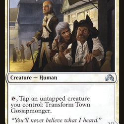 Town Gossipmonger // Incited Rabble [Shadows over Innistrad]