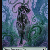 Elk // Emblem - Oko, Shadowmoor Scion Double-Sided Token [Lorwyn Eclipsed Tokens]