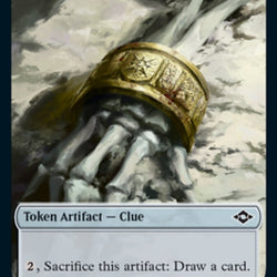 Clue (15) // Timeless Dragon Double-Sided Token [Modern Horizons 2 Tokens]