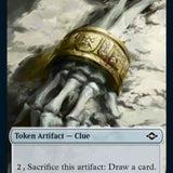 Clue (15) // Golem Double-Sided Token [Modern Horizons 2 Tokens]