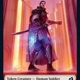 Human Soldier (005) // Zombie Double-Sided Token [Commander 2020 Tokens]