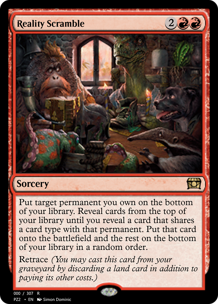Reality Scramble (PZ2-70723) [Treasure Chest] Foil