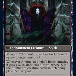 The Long Reach of Night // Animus of Night's Reach [Kamigawa: Neon Dynasty]