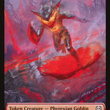 Phyrexian Goblin // The Hollow Sentinel Double-Sided Token [Phyrexia: All Will Be One Tokens]