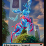 Elemental (0020) // Manifest Double-Sided Token [Secrets of Strixhaven Commander Tokens]
