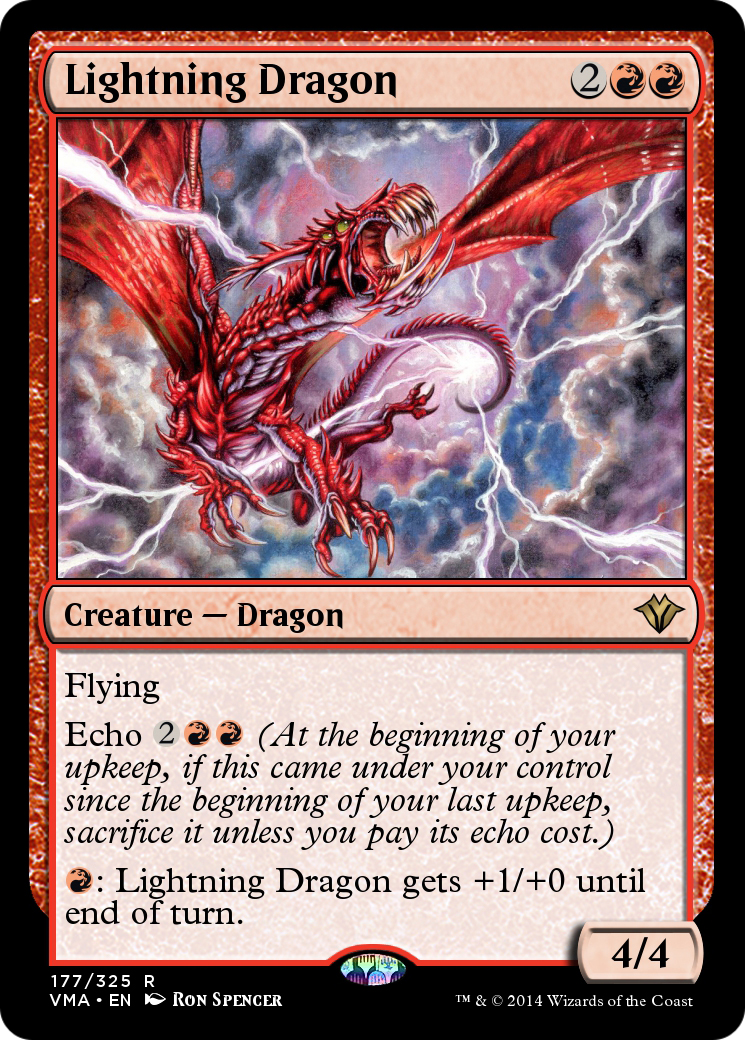 Lightning Dragon (VMA-177) [Vintage Masters] Foil