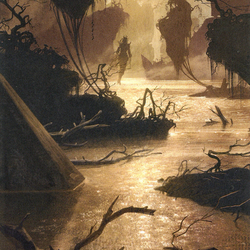 Murkwater Pathway // Murkwater Pathway (AZNR-026) (Borderless) [Zendikar Rising Art Series]