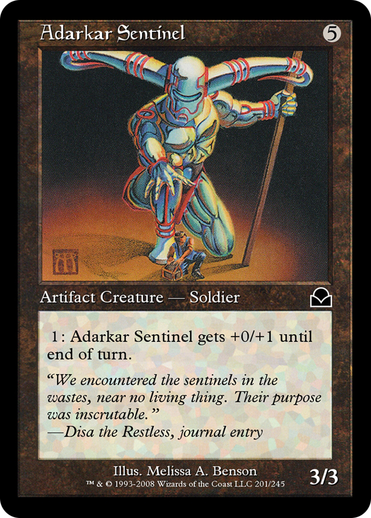 Adarkar Sentinel (ME2-201) [Masters Edition II]