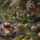 Sylvan Scavenging // Sylvan Scavenging (AFDN-046) (Borderless) [Foundations Art Series]