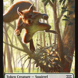 Soldier // Squirrel Double-Sided Token [Double Masters Tokens]