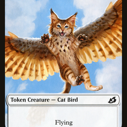 Cat Bird // Thopter Double-Sided Token [Starter Commander Decks]