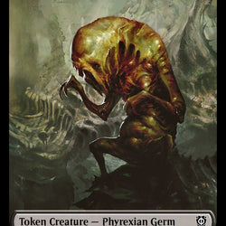 Phyrexian Mite (011) // Phyrexian Germ Double-Sided Token [Phyrexia: All Will Be One Commander Tokens]