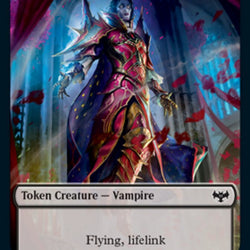 Blood // Vampire (007) Double-Sided Token [Innistrad: Crimson Vow Tokens]